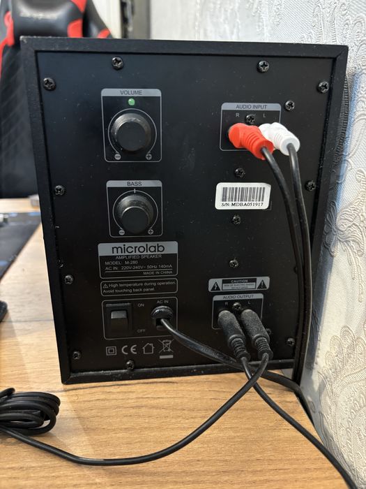 Колонки, сабвуфер Microlab