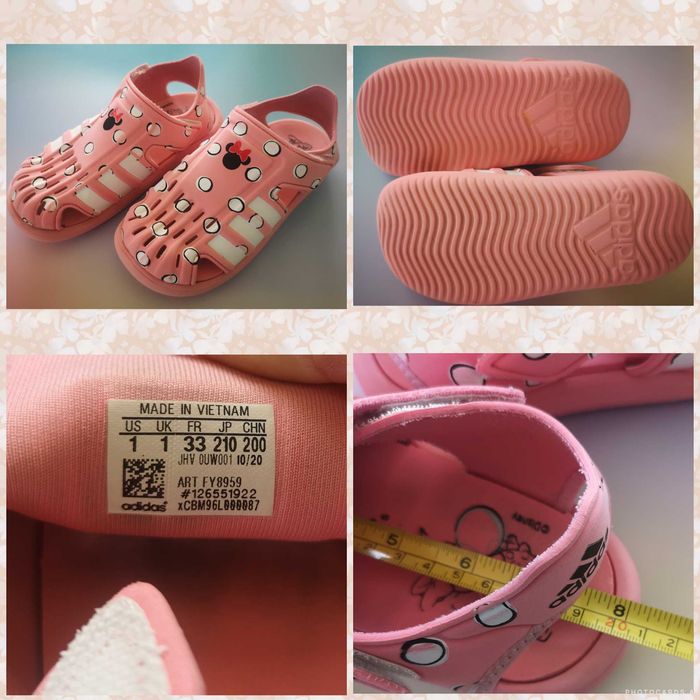 Детски сандали ADIDAS WATER SANDAL C PINK, номер 33
