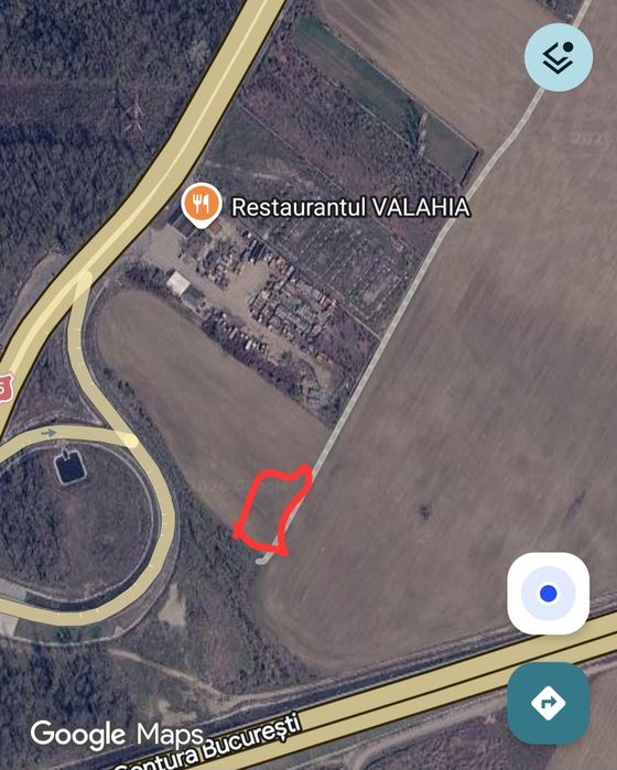 Teren investiție Jilava 2.775 mp | 74 m deschidere stradală | nod centura A0 sos. Giurgiului