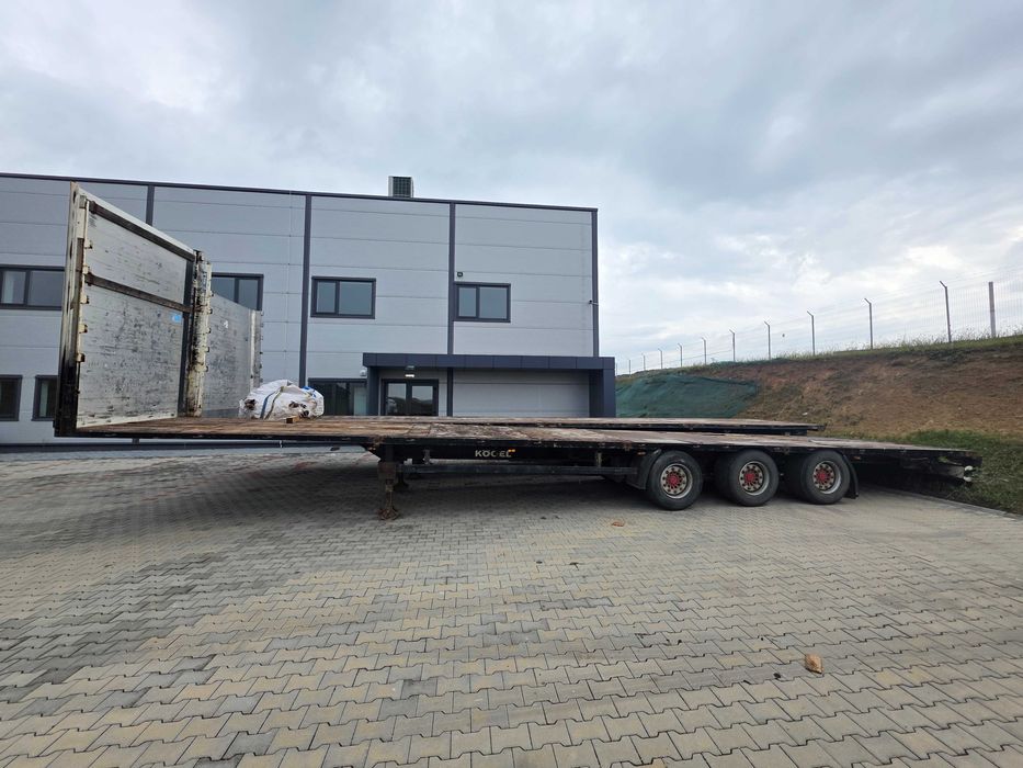 Vand 2 semiremorci platforme- mega Koegel, cu ITP valabil