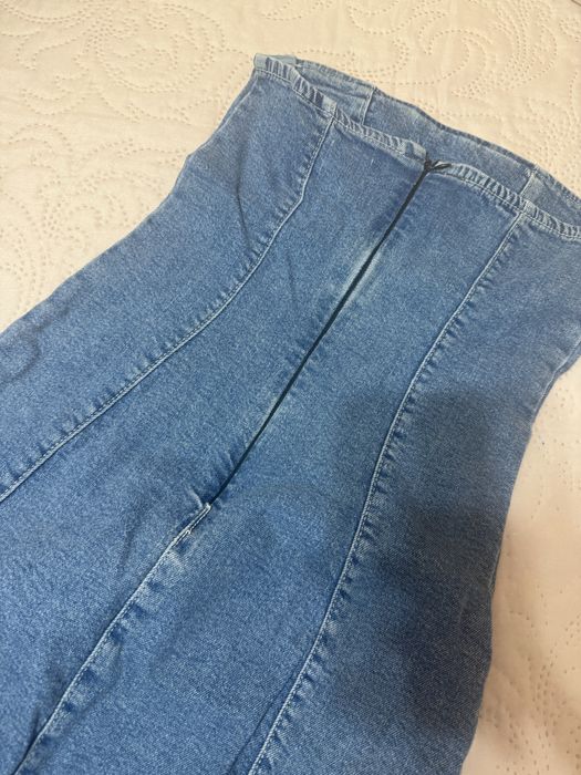 Дънкова дамска рокля