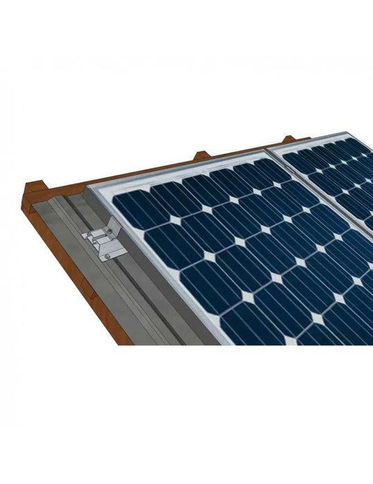 Kit structura MINI montaj 6 panouri fotovoltaice acoperis metalic