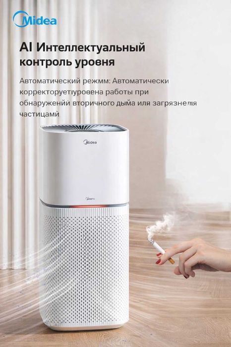 Лучший очиститель воздуха. от фирмы "Midea" и "Xiaomi"