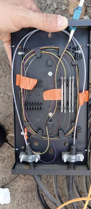 Пожарная сигнализация Болид, IP тел, сварка оптоволокна,