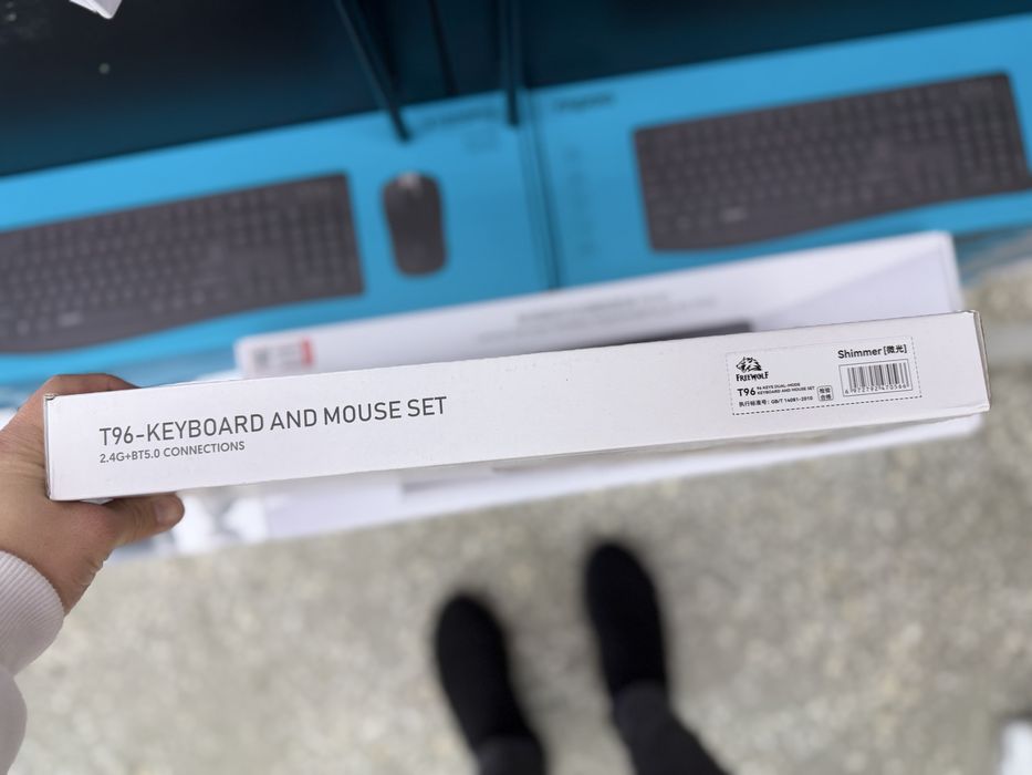 Freewolf T96 klaviatura keyboard mouse