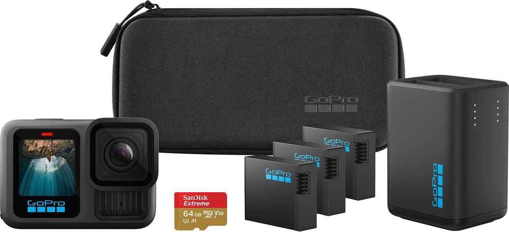 екшън камера GoPro HERO13 Black Extended Power Bundle