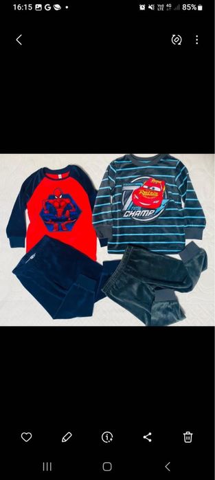 Pijamale de catifea baietel