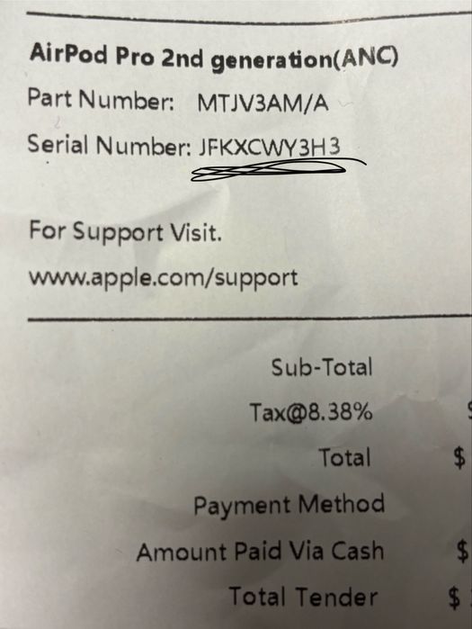 Airpods Pro 2nd generation ANC