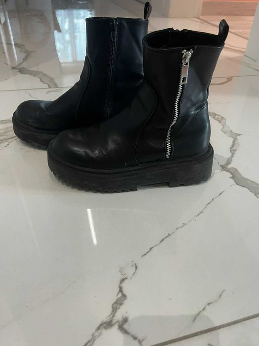 Кожени  детски ботуши ZARA