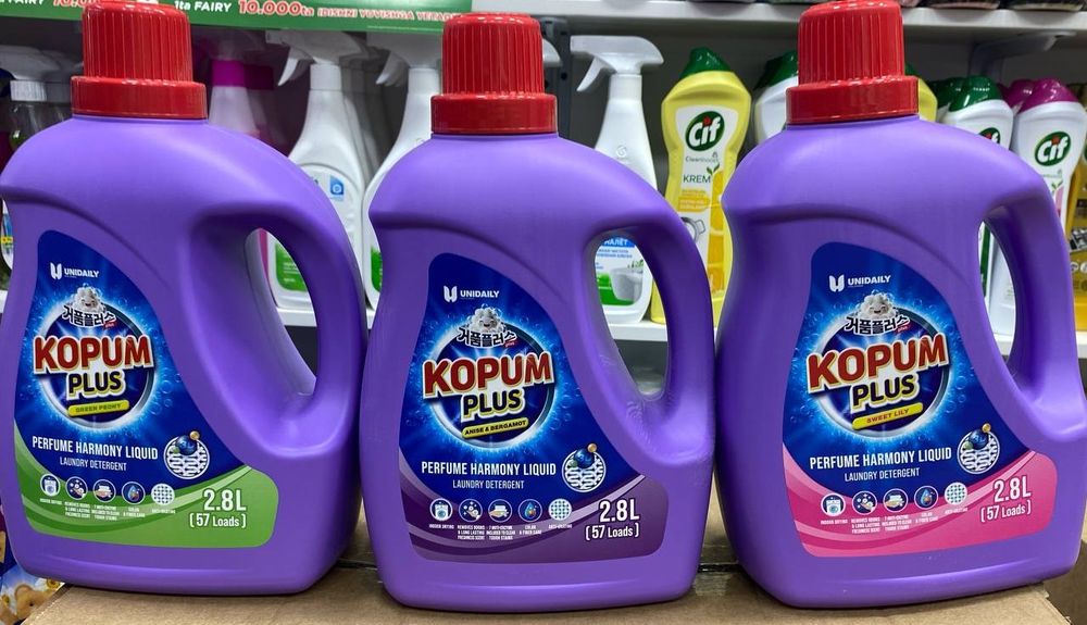 Original. Har hil turdagi poroshok va shampunlar