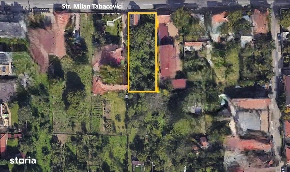 De vanzare Teren Intravilan 972 mp, Str. Tabacovici Arad -Vila/Duplex