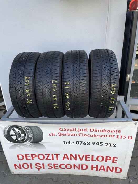 Cauciucuri 205/60R16 Pirelli, anvelope iarna 205/60/16 montaj gratuit