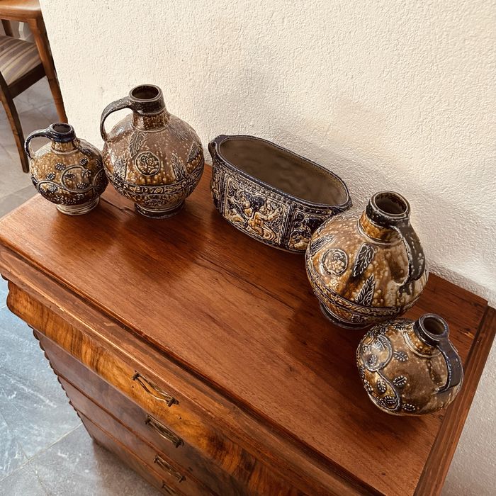 Стар немски керамичен комплект – Westerwald Stoneware