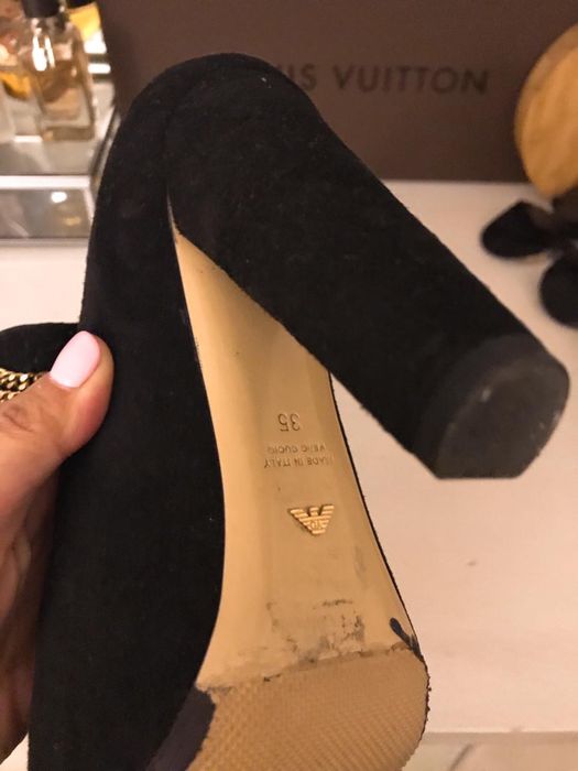 Босоножки замша Armani оригинал