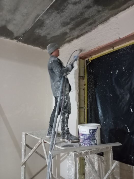 Механизированная Гипсовая штукатурка от 35.000тс