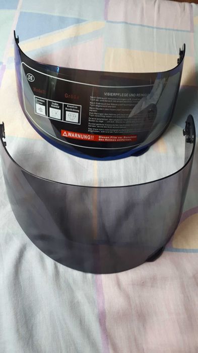 Geaca moto piele si viziere agv