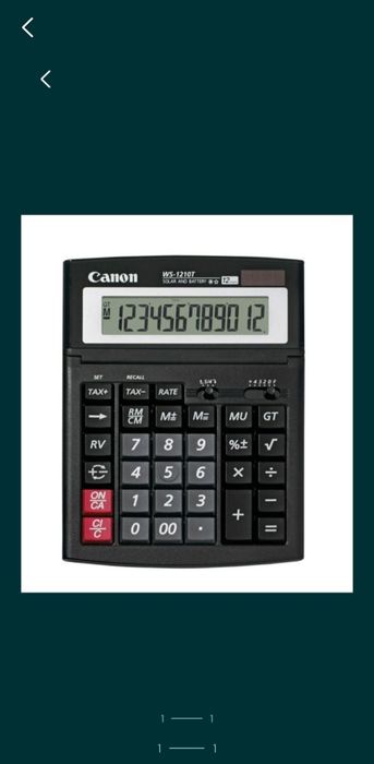 Calculator de birou cu afisaj inclinat