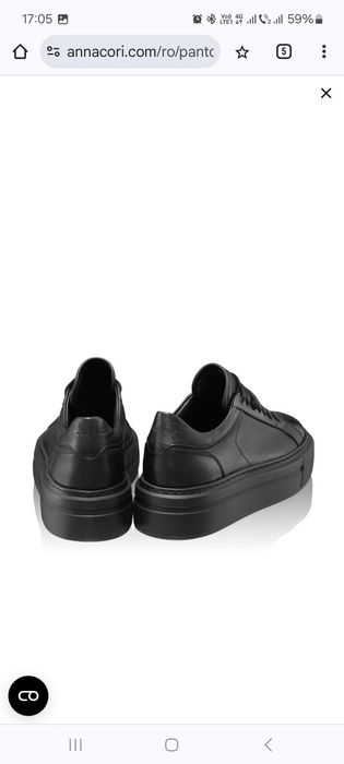 Pantofi piele naturala