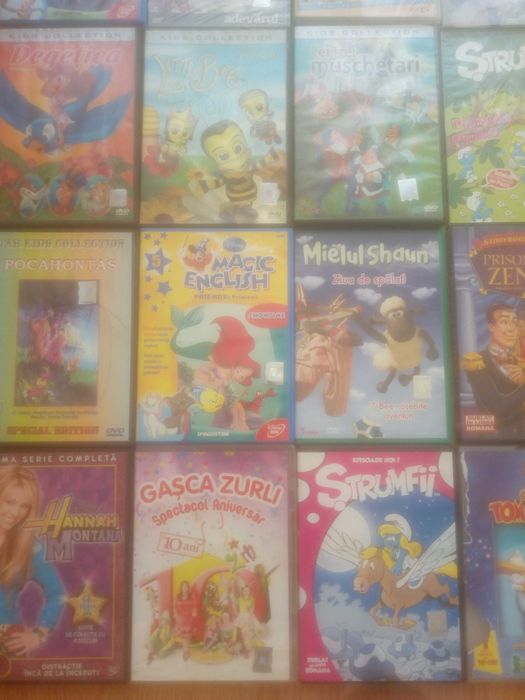 100 dvd-cd pentru copii