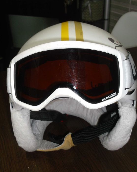 casca si ochelari ski copil 10 -15 ani