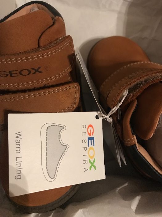 детски ботушки Geox 21 номер водоустойчиви ест.кожа