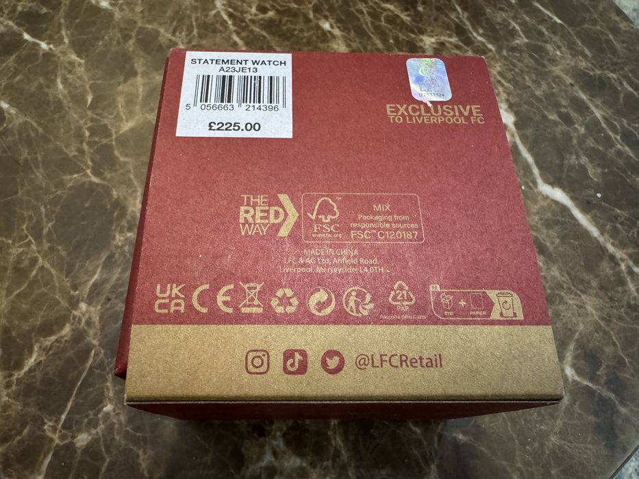 Liverpool FC Statement Watch A23JE13 – оригинален, хронограф, с кутия