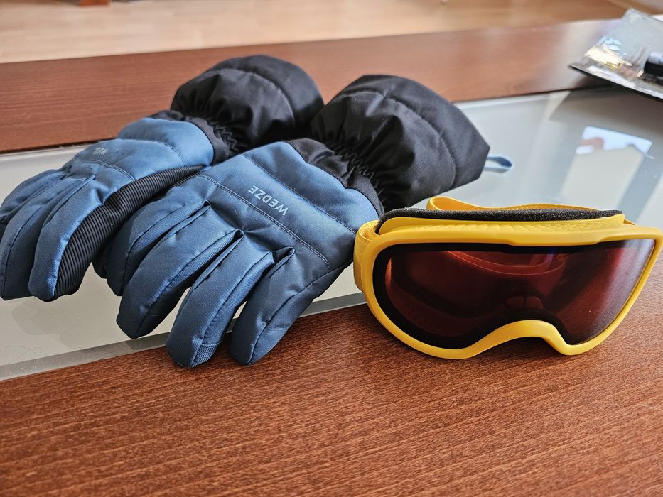 Комплект детска маска и Ръкавици Wedze