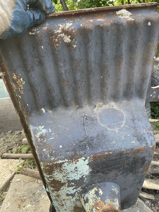 Чугунена  емайлирана мивка