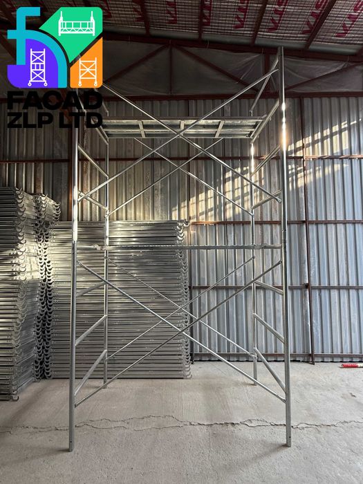 Леса нержавейка труба Ø40мм, стенка 2.2мм, усиленный поддон