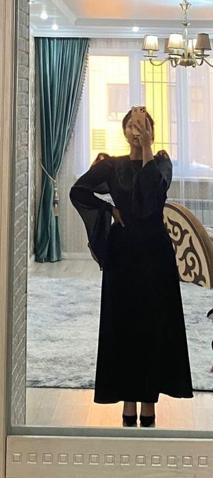 черное платье размер М