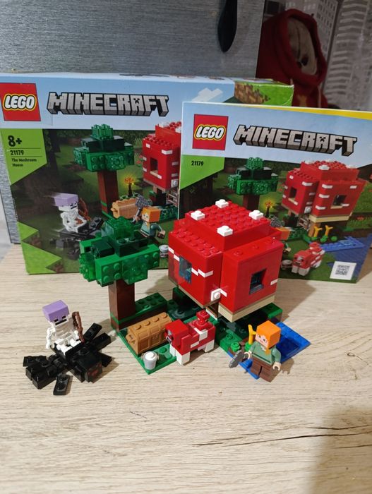 Лего Minecraft Грибной домик 21179