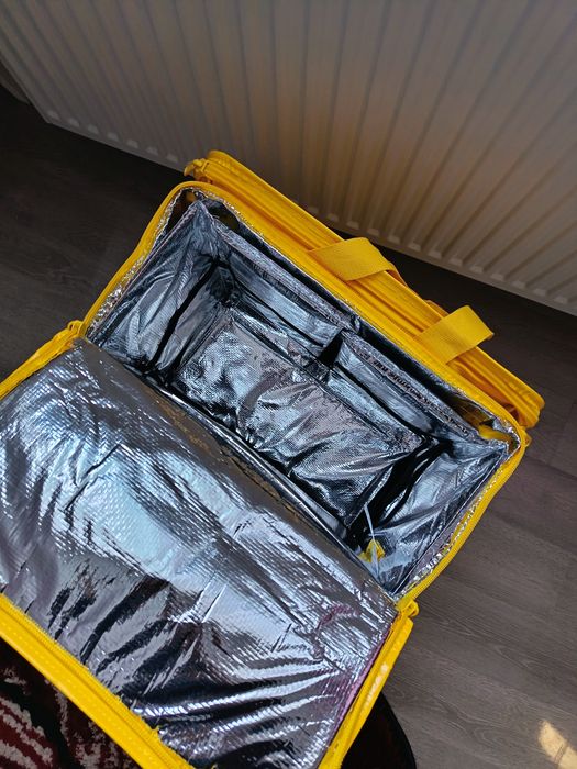 Geantă termoizolantă Glovo – ideală pentru livrări sau uz personal