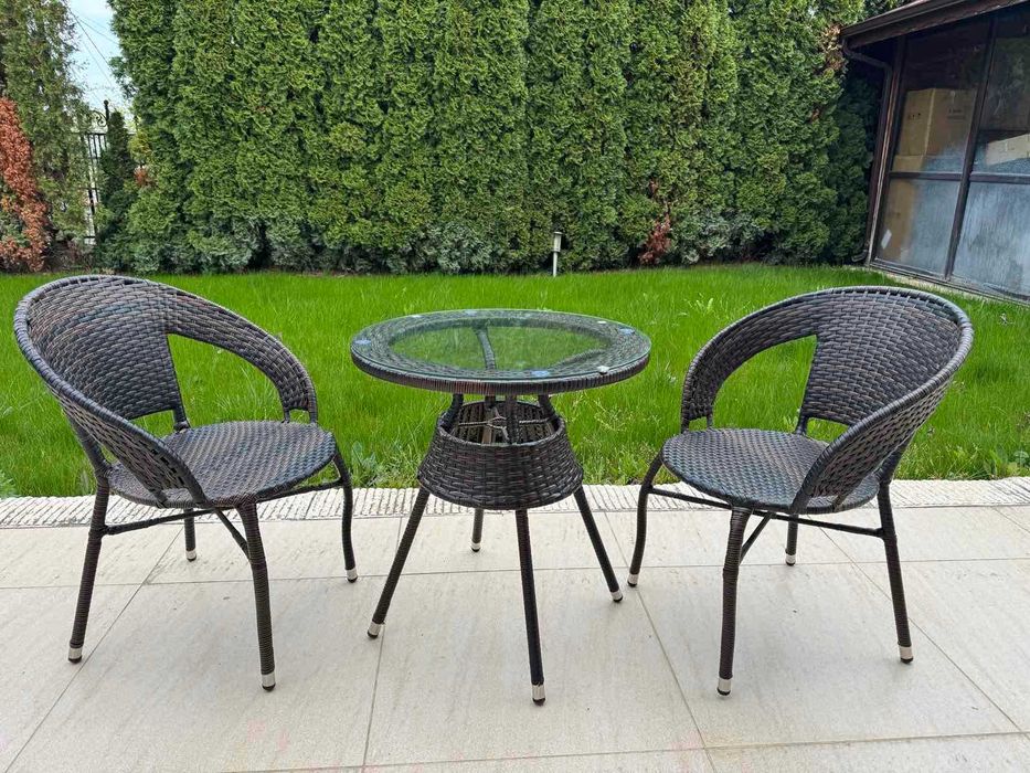 Градински стол и маса от алуминий,външни мебели,Home Decore