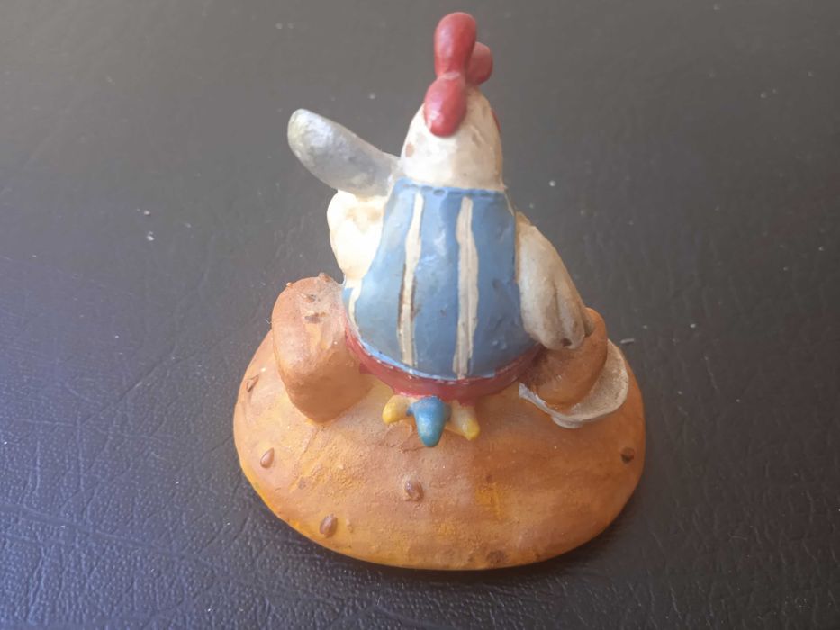 Статуетка / Керамична фигура Петел / Кокошка Кулинар