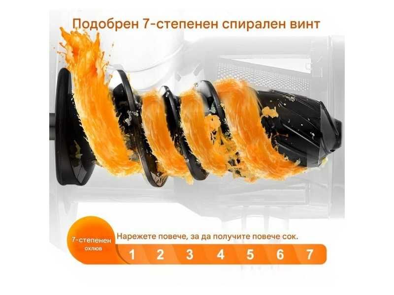 Бавнооборотна Сокоизстисквачка AMZCHEF, 200W