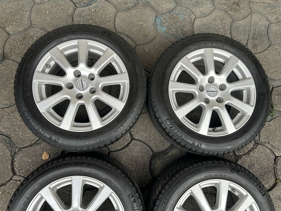Jante aliaj 5x112mm, anvelope iarna 205/55 R16, VW, Audi, Seat, SKoda, Mercedes