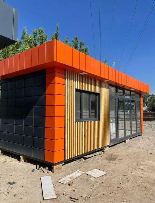 Киоск с панорамными окнами