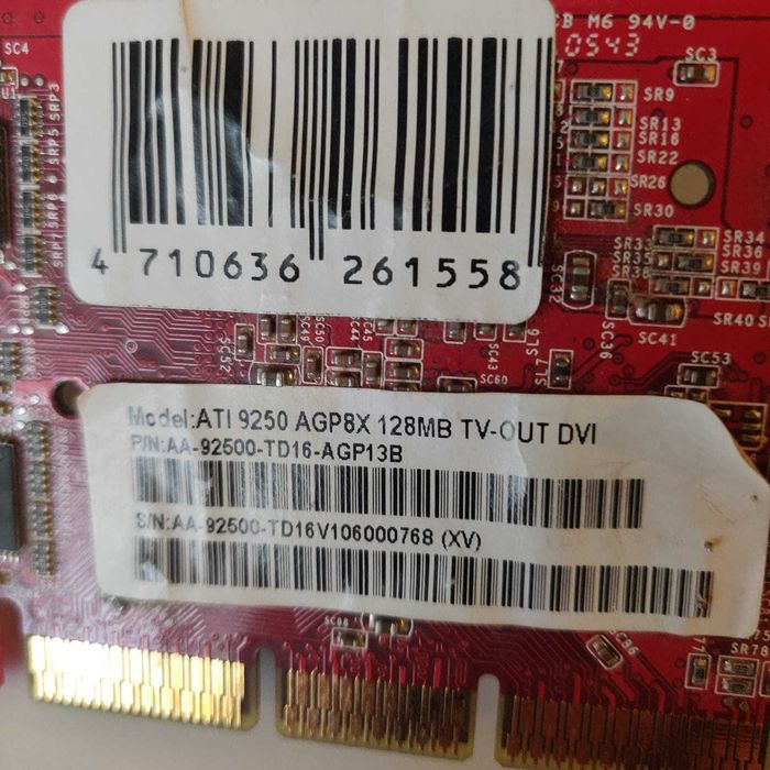 Placa video ATI 9250 AGP 8X 128 MB
