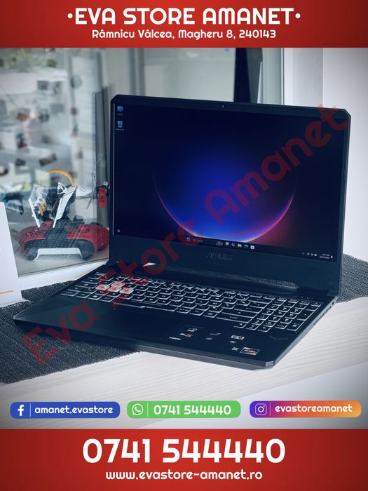 Laptop Gaming 15.6” ASUS TUF AMD Ryzen 7 1TB+512GB 32GB nVidia RTX 6GB