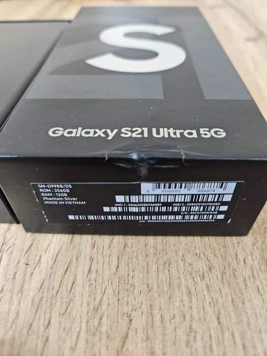 Samsung Galaxy S21 Ultra, 256GB, 12GB RAM, Dual sim,5G, Phantom Silver