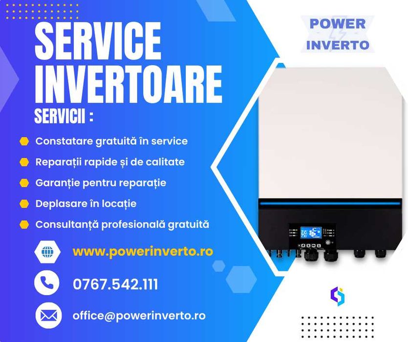 Service Invertoare Solare, UPS-uri, Stabilizatoare, Electronice