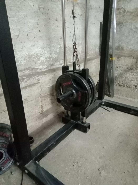 Тренажер Силовая рама со скамьей . БЕЗ ШТАНГИ ! ,