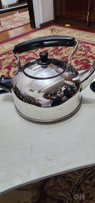 Электрический чайник СССР ЛАТУНЬ