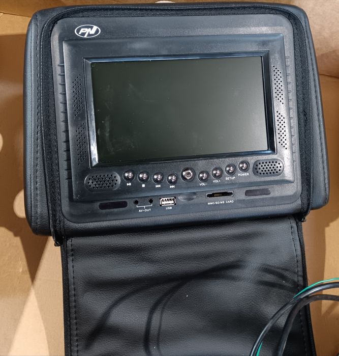 Tetiera/tetiere auto cu DVD , cu telecomanda