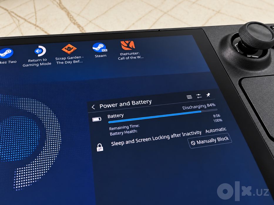Steam Deck OLED 512GB — Идеальное состояние, батарея 100%!