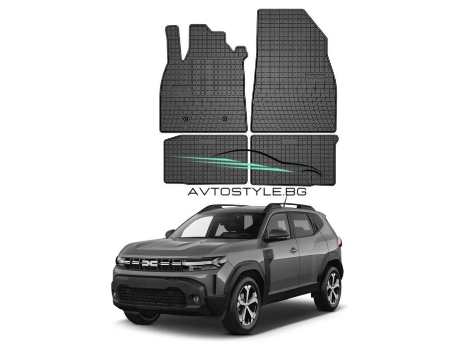 Гумени стелки зa Dacia Duster след - 2024 г., Frogum - El Toro