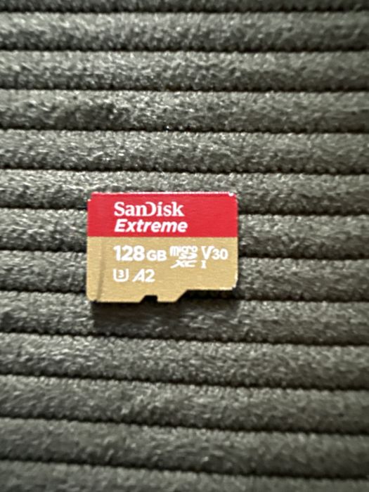 Card Sandisk Extreme R190/W90 microSDXC 128GB UHS-I U3 A2 Class 10