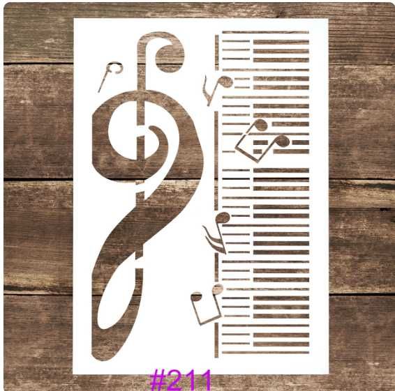 Шаблони за тебеширена боя, А4 /21х29,7/ пластмасови