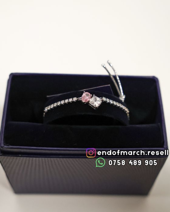 Bratara Swarovski Attract Soul double crystal