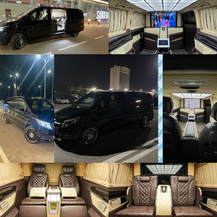 Мерседес VKlass ЭКСТРА ЛОНГ салон бизнес класс килинган